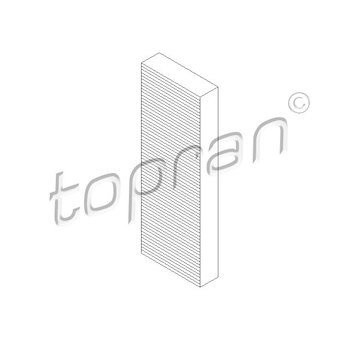 Filtr, vzduch v interiéru TOPRAN 110 313