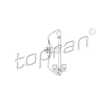 Zvedací zařízení oken TOPRAN 103 157