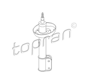 Tlumič pérování TOPRAN 206 059