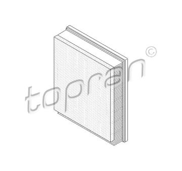 Vzduchový filtr TOPRAN 207 542