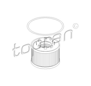 Olejový filtr TOPRAN 301 760