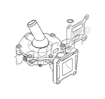 Vodní čerpadlo TOPRAN 302 222