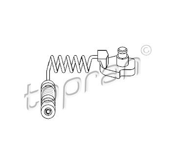Sensor, opotrebeni brzdoveho oblozeni TOPRAN 401 457