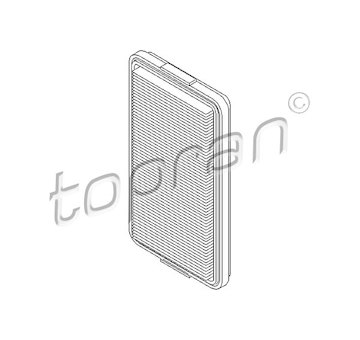 Vzduchový filtr TOPRAN 500 229