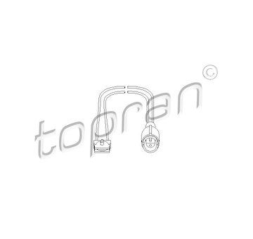 Sensor, opotrebeni brzdoveho oblozeni TOPRAN 500 669