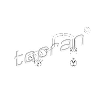 Snímač, počet otáček kol TOPRAN 500 883