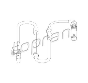 Snímač, počet otáček kol TOPRAN 501 239