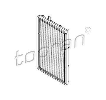 Filtr, vzduch v interiéru TOPRAN 500 219