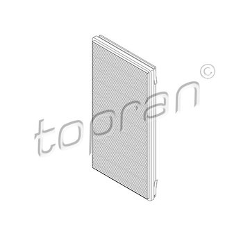 Filtr, vzduch v interiéru TOPRAN 501 187