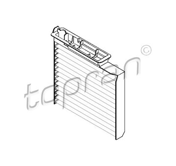 Filtr, vzduch v interiéru TOPRAN 700 462