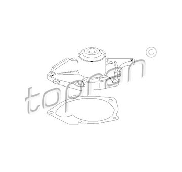 Vodní čerpadlo TOPRAN 700 202