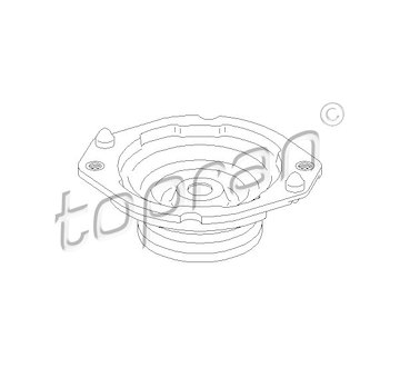 Ložisko pružné vzpěry TOPRAN 700 362