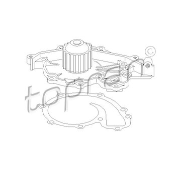 Vodní čerpadlo TOPRAN 700 422