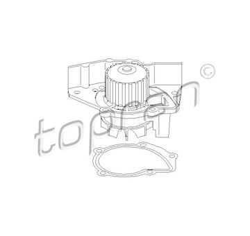 Vodní čerpadlo TOPRAN 721 218