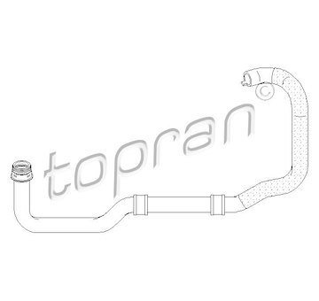 Hadice chladiče TOPRAN 721 835