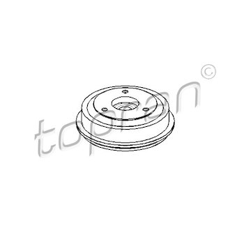 Brzdový buben TOPRAN 721 215