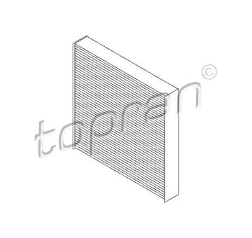 Filtr, vzduch v interiéru TOPRAN 720 325