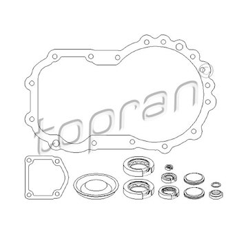 Sada těsnění, převodovka TOPRAN 111 408