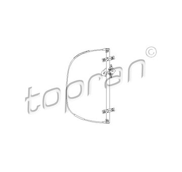 Zvedací zařízení oken TOPRAN 111 694