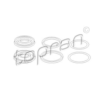 Sada na opravy, brzdový třmen TOPRAN 207 696