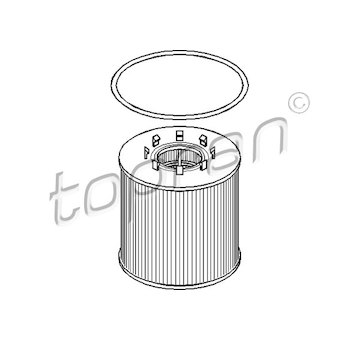 Olejový filtr TOPRAN 207 012