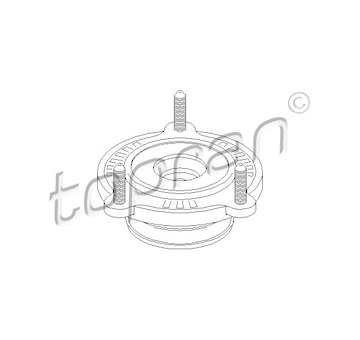 Ložisko pružné vzpěry TOPRAN 722 654