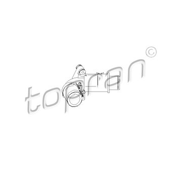 Hadička plnicího vzduchu TOPRAN 700 684