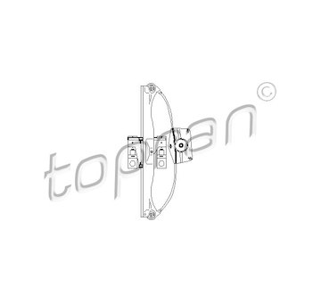 Zvedací zařízení oken TOPRAN 113 511