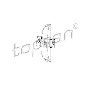 Zvedací zařízení oken TOPRAN 113 512