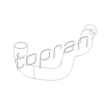 Hadička plnicího vzduchu TOPRAN 407 861