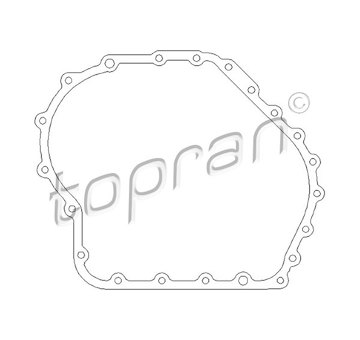 Těsnění, převodovka TOPRAN 113 389