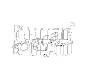 Olejová vana TOPRAN 113 321