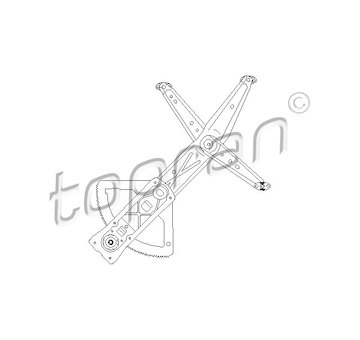 Zvedací zařízení oken TOPRAN 200 044