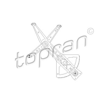 Zvedací zařízení oken TOPRAN 200 043