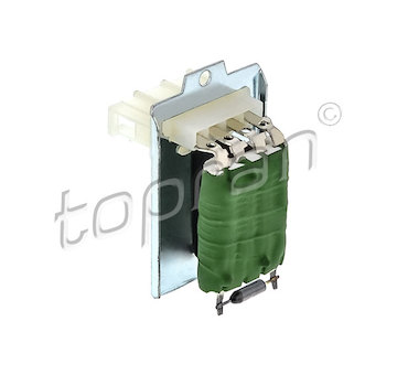 Odpor, vnitřní tlakový ventilátor TOPRAN 104 116