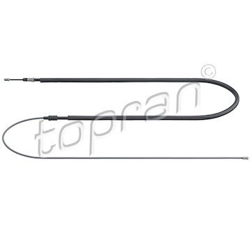 Tažné lanko, parkovací brzda TOPRAN 701 507