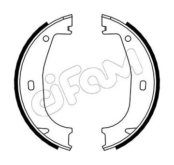 Sada brzd. čeľustí parkov. brzdy CIFAM 153-016