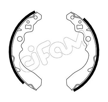 Sada brzdových čeľustí CIFAM 153-034