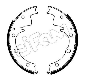Sada brzdových čelistí CIFAM 153-064