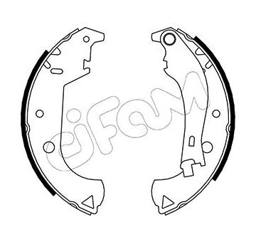 Sada brzdových čelistí CIFAM 153-081Y