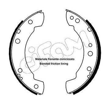 Sada brzdových čeľustí CIFAM 153-102