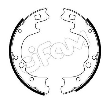 Sada brzdových čeľustí CIFAM 153-174