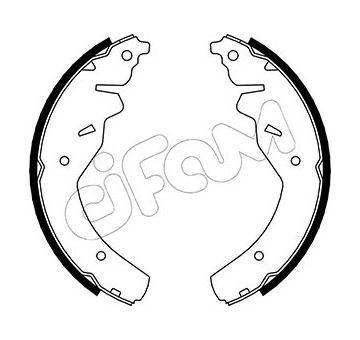 Sada brzdových čeľustí CIFAM 153-215