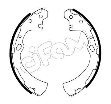 Sada brzdových čeľustí CIFAM 153-279