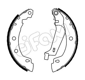 Sada brzdových čelistí CIFAM 153-353Y