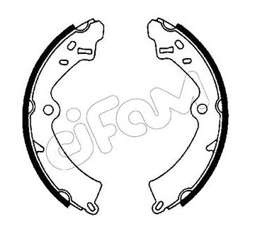 Sada brzdových čeľustí CIFAM 153-392