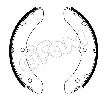 Sada brzdových čelistí CIFAM 153-411