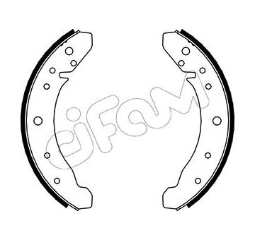 Sada brzdových čeľustí CIFAM 153-457