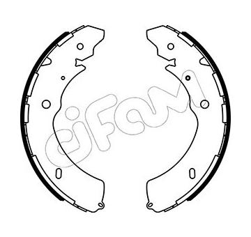 Sada brzdových čelistí CIFAM 153-572