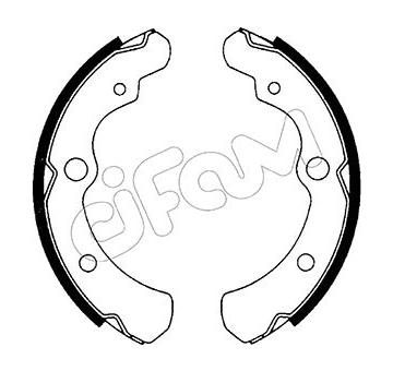Sada brzdových čelistí CIFAM 153-628